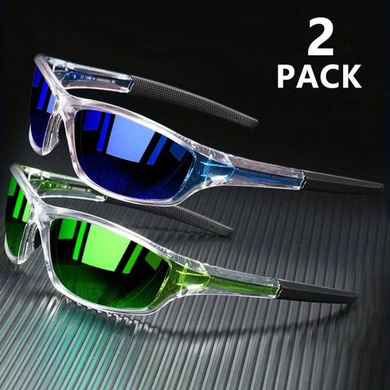 Fishing Sunglasses Polarized - 1/2PCS Gafas de Sol Deportivas para