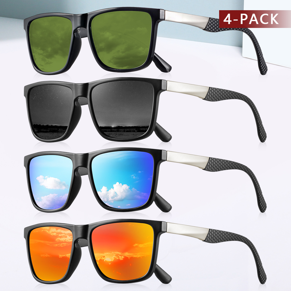 CRIXALIS 4 Uds gafas de sol po - Fishing Sunglasses Polarized reseña y precio