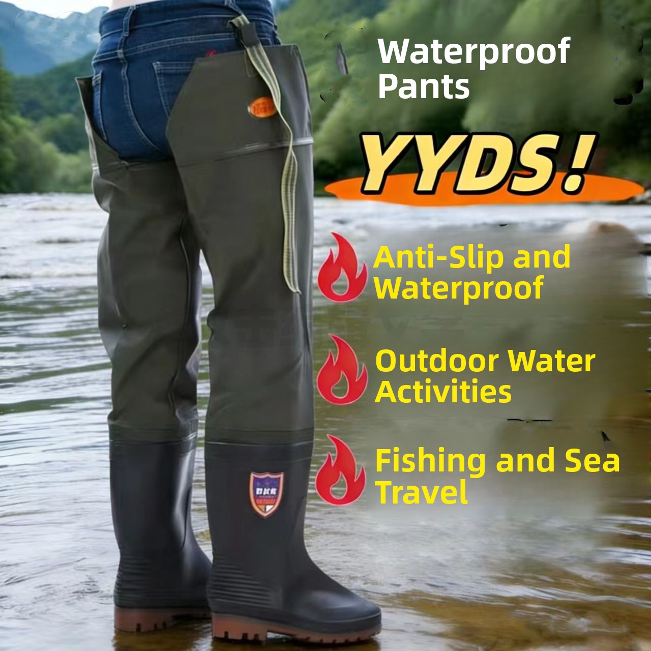 Botas de Lluvia Gruesas por En - Fishing Rain Suit reseña y precio